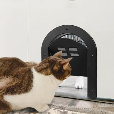 Chatière sécurisée chat