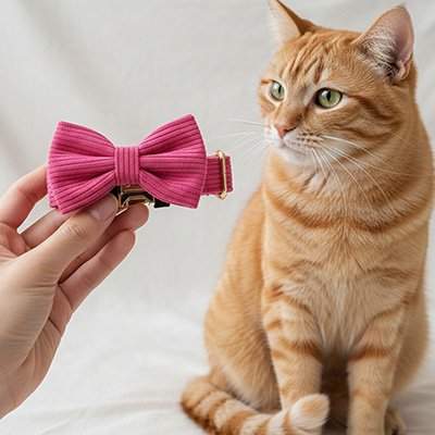 Collier chat réglable - Boucle sécurité
