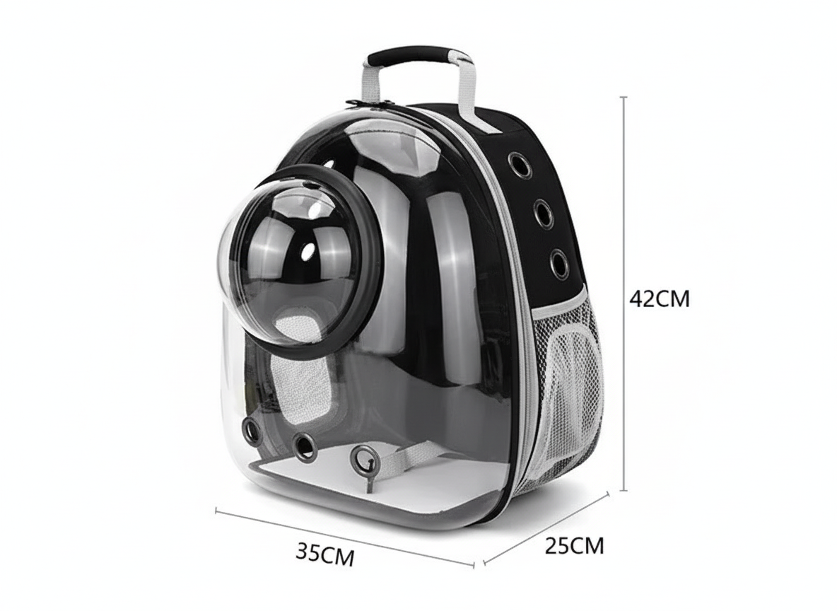 "Dimensions sac Ă dos chat 42x35x25cm Minou loft"