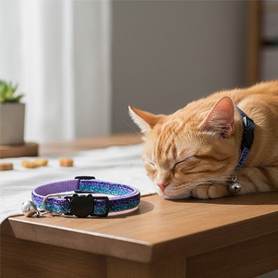 "Collier pour chat Minou loft - accessoire élégant et sécurisé pour votre félin"
