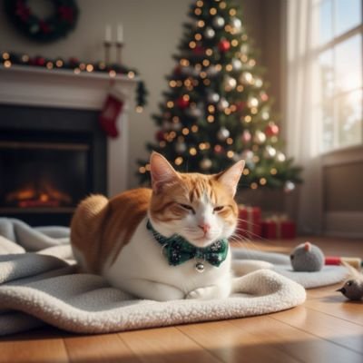 Collier chat Minou loft ajustable multicolore