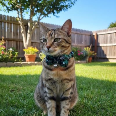 Collier chat Minou loft avec boucle sécurisée