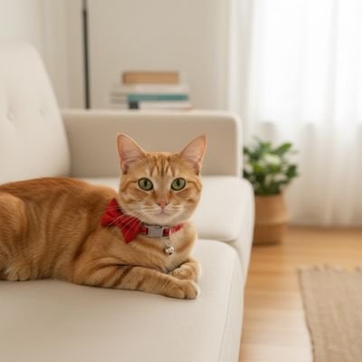 Collier chat détail 