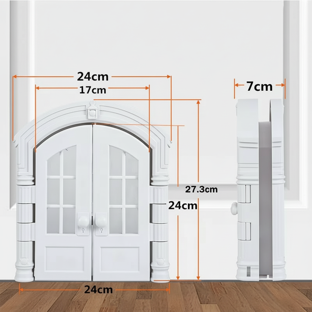 Dimensions chatière format carré