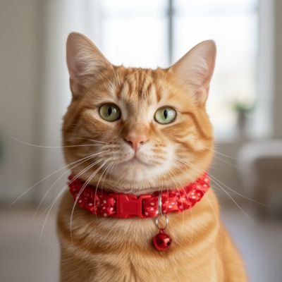 Collier élégant pour chat Minou loft - Vue principale du produit. 