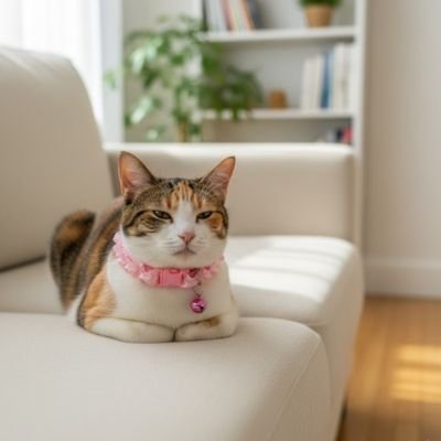 Collier chat Minou loft - Vue complète du produit élégant