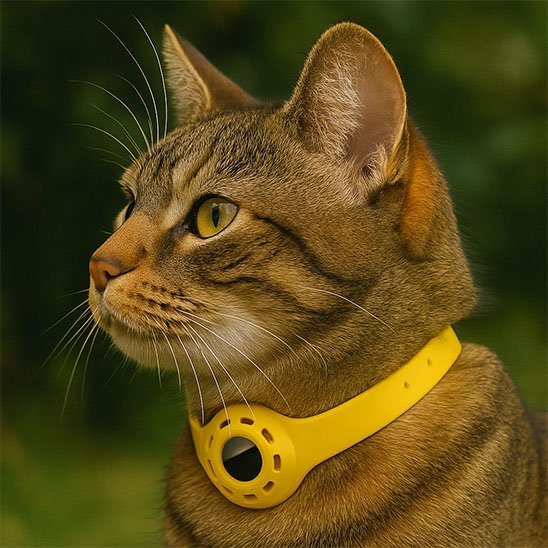Collier GPS pour chat Minou loft avec suivi en temps réel et géolocalisation précise