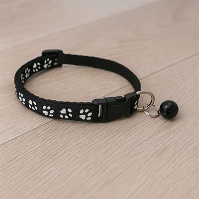 Collier chaton Minou loft ajustable avec clochette-Vue principale