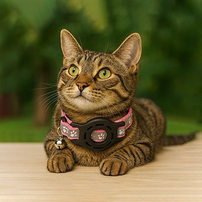 Collier GPS pour chat Minou loft léger et compact avec traceur en temps réel"