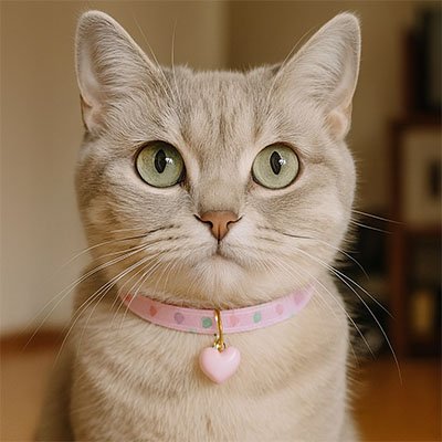 "Détail du collier chat Minou loft Félin Sécurité montrant le mécanisme de sécurité anti-étranglement"