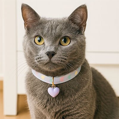 "Collier pour chat Minou loft avec boucle de sécurité - protection optimale pour votre félin"