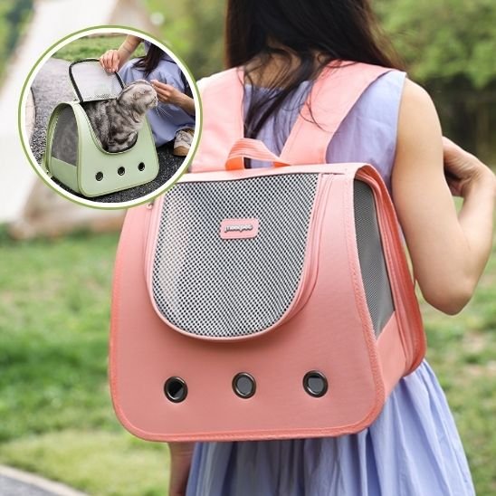 Sac à dos chat rose qualité premium